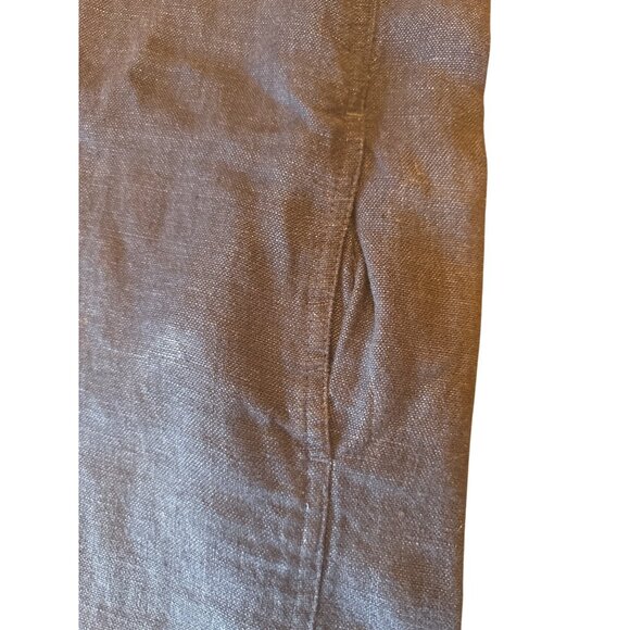 Pure Jill Womens Linen Dress Large Shift Langenlook Minimalist Teacher - Picture 3 of 5